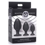 Triple Juicers Silicone Anal Trainer Set - Black - Image 2