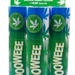 Oooweee Anal Relaxer Silicone Lubricant Hemp - Six Bottle - Display