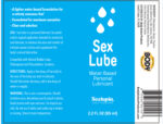 Sex Lube - Waterbased Lubricant 2.2 Oz - Image 2