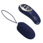 Mina Vibrating Remote Control Egg - Blue - Image 4