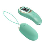 Mina Vibrating Remote Control Egg - Turquoise - Image 3