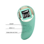 Mina Vibrating Remote Control Egg - Turquoise - Image 6