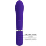 Thomas Super Soft Silicone Rabbit Vibrator - Purple - Image 2