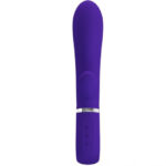 Thomas Super Soft Silicone Rabbit Vibrator - Purple - Image 3