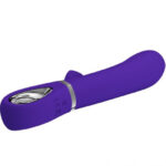 Thomas Super Soft Silicone Rabbit Vibrator - Purple - Image 6