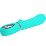 Thomas Super Soft Silicone Rabbit Vibrator - Turquoise - Image 3