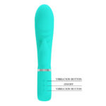 Prescott Super Soft Rabbit Silicone Vibrator - Vibrator -Teal - Image 7