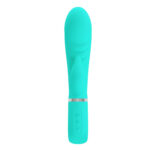 Prescott Super Soft Rabbit Silicone Vibrator - Vibrator -Teal - Image 3