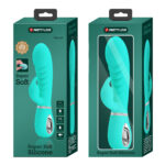 Prescott Super Soft Rabbit Silicone Vibrator - Vibrator -Teal - Image 5