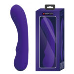 Matt Super Soft Silicone Vibrator - Purple - Image 2