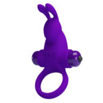 Pretty Love Vibrant Penis Ring I - Purple - Image 6