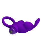 Pretty Love Vibrant Penis Ring I - Purple - Image 2