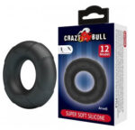 Arvell - Cockring Super Soft Silicone - Black - Image 2
