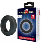 Brodan - Cockring Super Soft Silicone - Black - Image 2