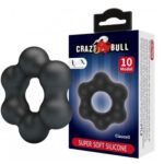 Clauzell - Cockring Super Soft Silicone - Black - Image 2