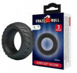 Dilson - Cockring Super Soft Silicone - Black - Image 2