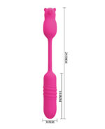 Pretty Love Nobikuma Thrusting Egg - Fuchsia - Image 5
