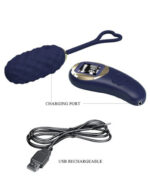 Vivian Remote Control Vibrating Egg - Blue - Image 5