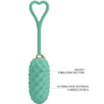 Vivian Remote Control Vibrating Egg - Turquoise - Image 4