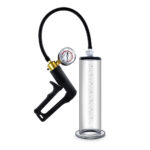 Performance - Vx7 Vacuum Penis Pump With Brass Trigger  Pressure Gauge - Clear - Image 3