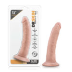Dr. Skin 7.5 Inch Cock W - Suction Cup - Vanilla - Image 3