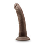 Dr. Skin - 7 Inch Cock With Suction Cup - Chocolate - Image 3
