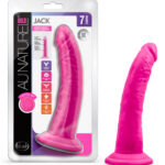 Au Naturel - Bold - Jack - 7 Inch Dildo - Pink