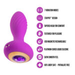 Oh My Gem - Charm Plug - Amethyst - Purple - Image 3
