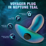 Anal Adventures Matrix - Voyager Plug - Neptune Teal - Image 3