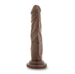 Dr. Skin Silicone - Dr. Carter - 7 Inch Dong With Suction Cup - Chocolate - Image 7