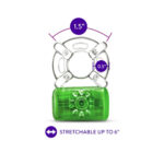 Play With Me Pleaser Rechargeable C-Ring Neon-Green - Image 3