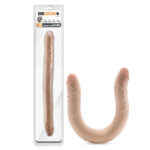 Dr. Skin Plus - 16.5 Posable Double Dong - Beige - Image 9