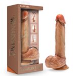 Renaissance - Raphael - 9.5 Inch Sliding Foreskin Dildo With Squeezable Balls - Tan - Image 7