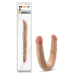Dr. Skin Plus - 14 Posable Double Dong - Beige - Image 5