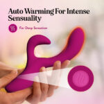 Blush Quinn Rabbit Vibrator Burgundy - Image 3