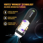 Quantumx Triple Action Automatic Stroker - Black - Image 6