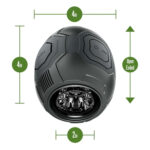 M for Men - Dome X - Vibrating Masturbator - Black - Image 4