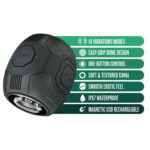 M for Men - Dome X - Vibrating Masturbator - Black - Image 5