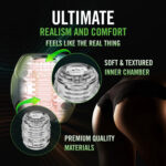 M for Men - Dome X - Vibrating Masturbator - Black - Image 10