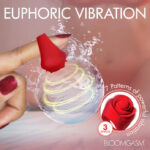 Rose Ring Discreet Finger Vibrator - Red - Image 2