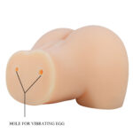 Mila Realistic Vagina and Ass Vibrator - Light - Image 6