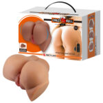 Emilia Realistic Vagina and Ass Vibrator - Tan