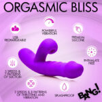 Thrusting and Sucking Rabbit Vibrator - Purple - Image 2
