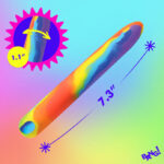 Rainbow Silicone Vibrator - Image 2