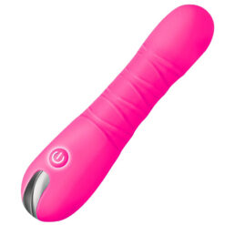 Thrusting Silicone Dildo - Pink