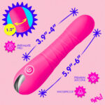 Thrusting Silicone Dildo - Pink - Image 2