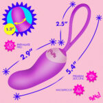 Silicone Mini Vibe With Remote - Purple - Image 2