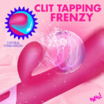 Clit Tapping Vibrating Rabbit - Pink - Image 2