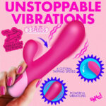 Clit Tapping Vibrating Rabbit - Pink - Image 4