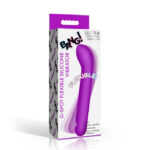 G-Spot Flexible Silicone Vibrator - Purple - Image 5